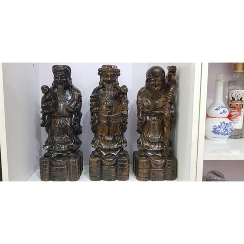 Bộ Tam Đa Gỗ Mun Cao 40Cm Ngang 13 Sâu 11